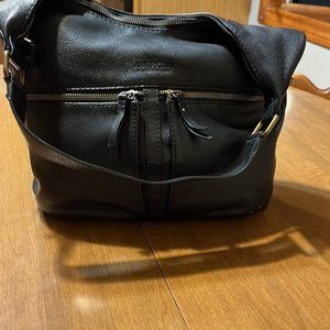 American Leather. Black Leather purse